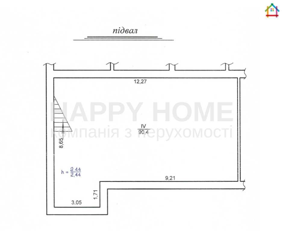 Продаж приміщення 156 м2, цоколь, не фасад, вул. Кульпарківська, 230а