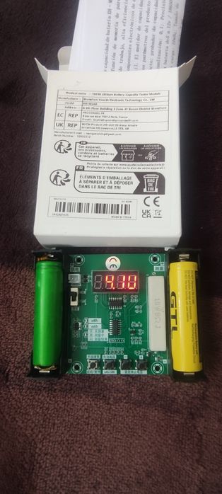 Тестер Контроллер емності акб 18650