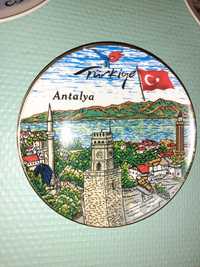 Talerz dekoracyjny, ozdobny Turcja Antalya