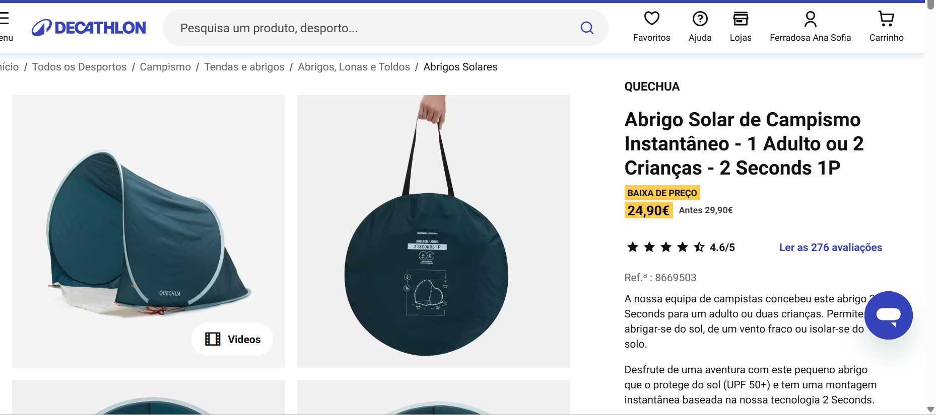 Abrigo solar Quechua