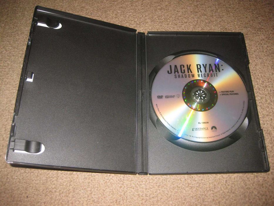 DVD "Jack Ryan: Agente Sombra" com Chris Pine