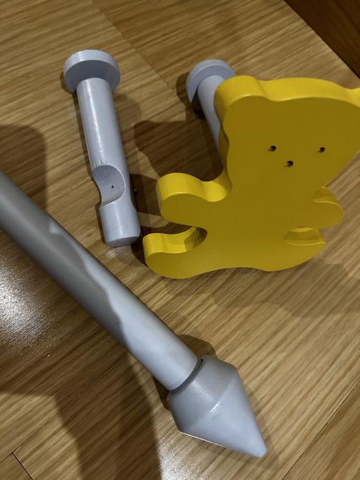 Barão Madeira para Cortinados - Quarto Bébé