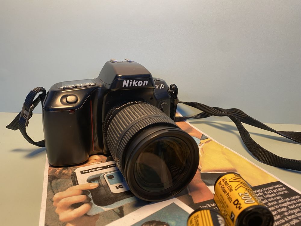 Nikon F70 28-80mm f3.5-5.6 - aparat analogowy z kolekcji !