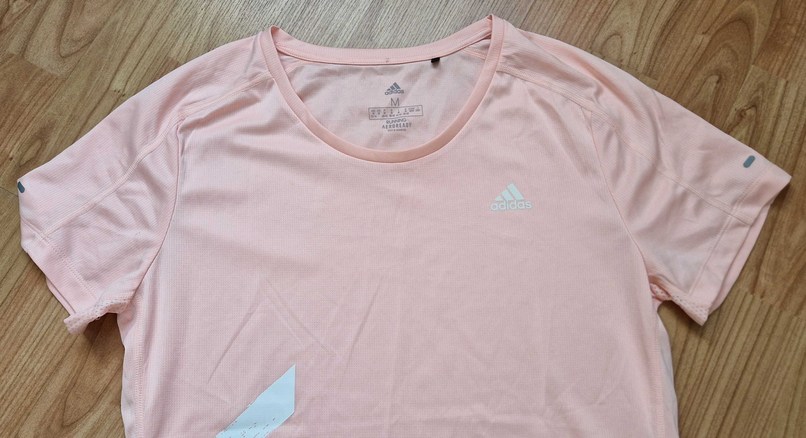 Łososiowa koszulka trekkingowa M Adidas Running Aeroready
