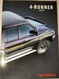 Revista Promocional Toyota 4-Runner 1995