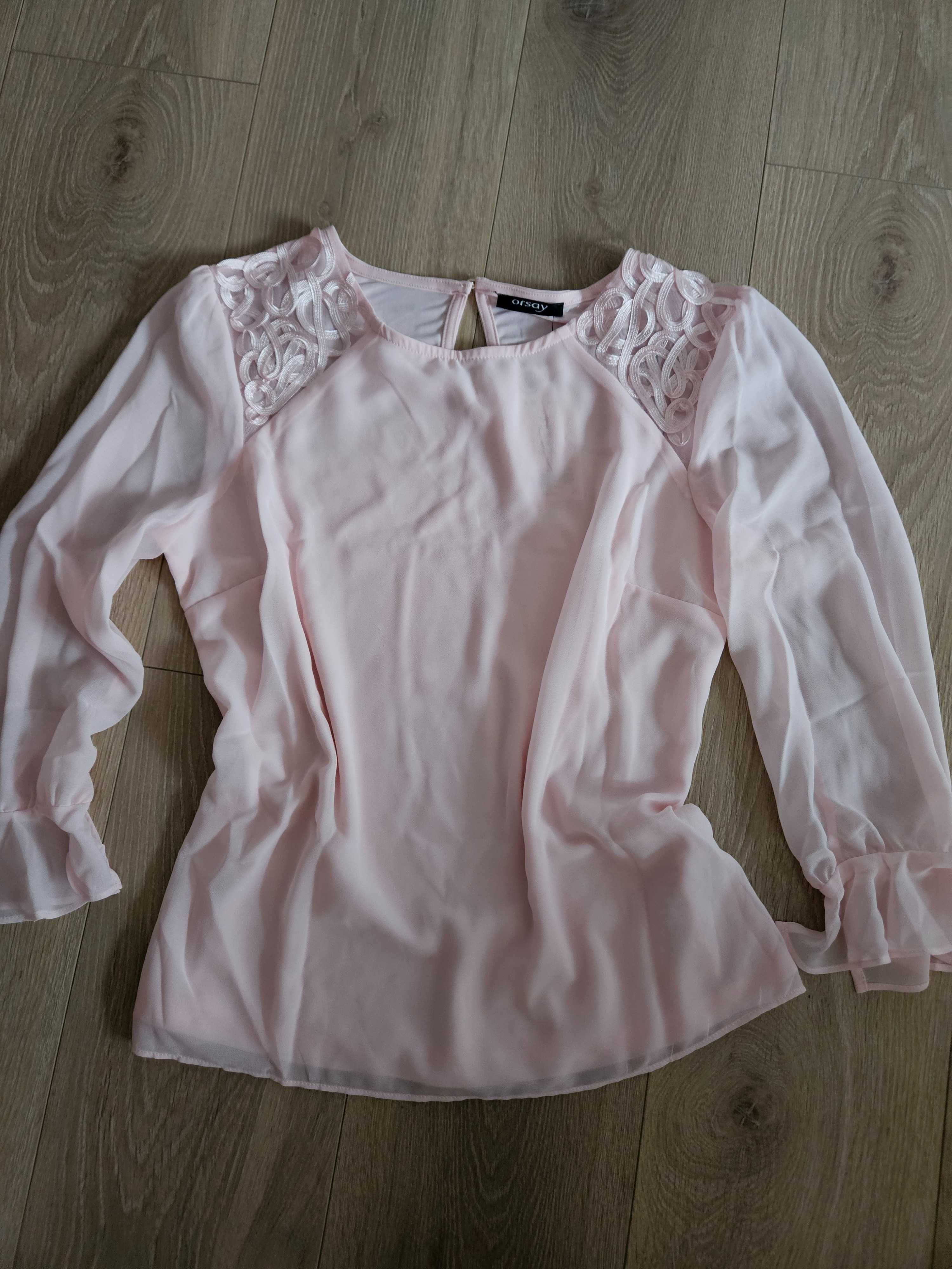 bluzeczka Orsay z metką roz. S pudrowy róż