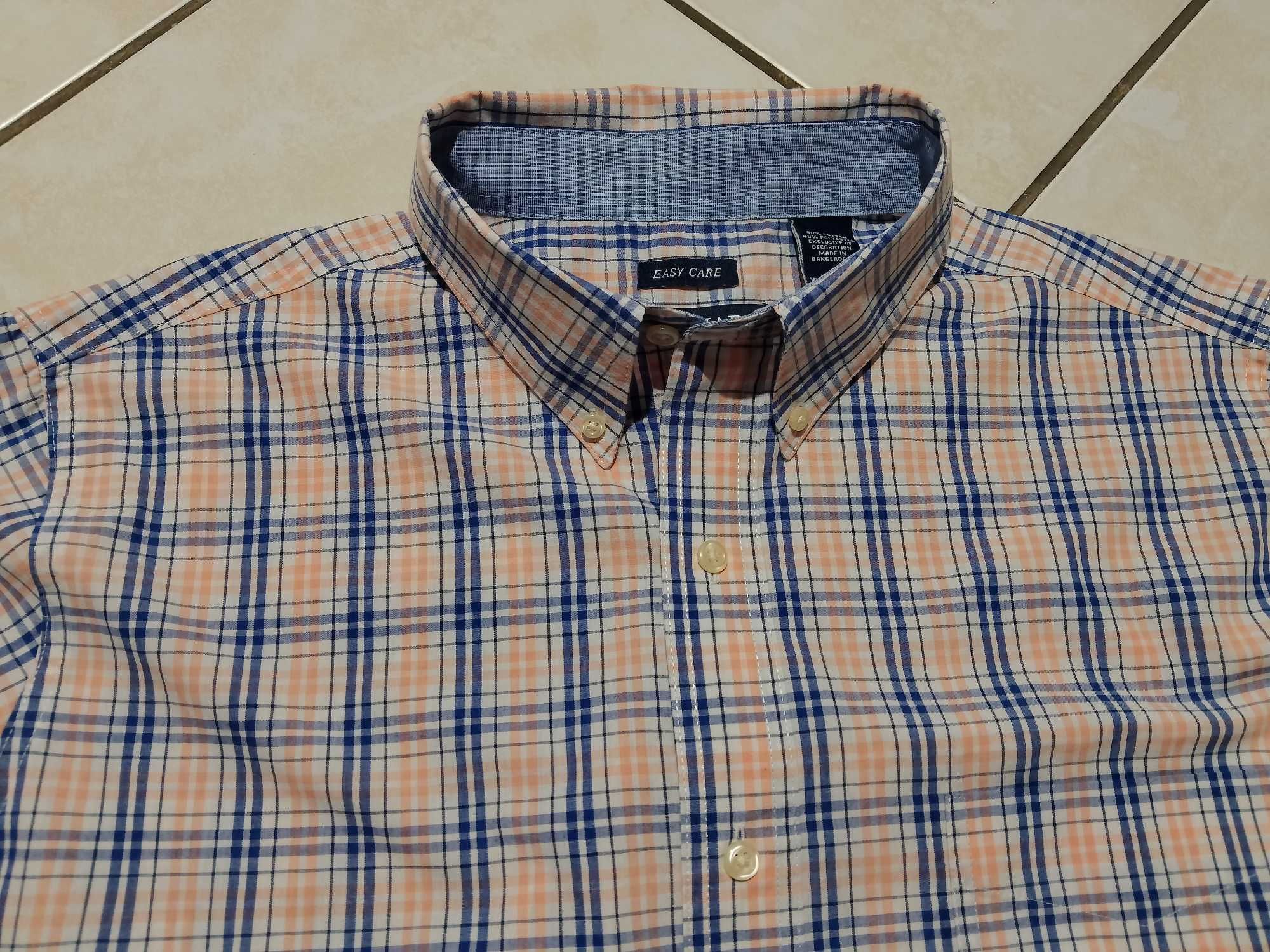 CHAPS by Ralph Lauren USA - NOWA! z LOGO Koszula Męska krótki rękaw XL