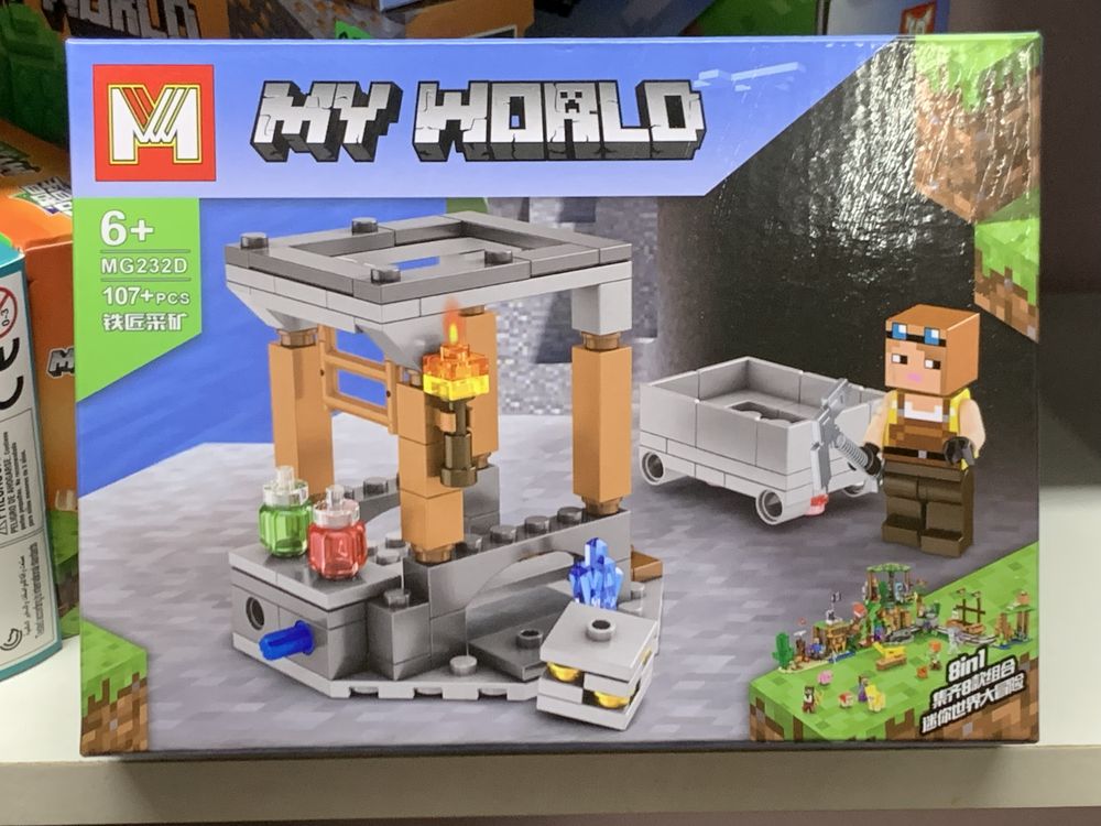 Лего Манкрафт 8 в 1 (My world)