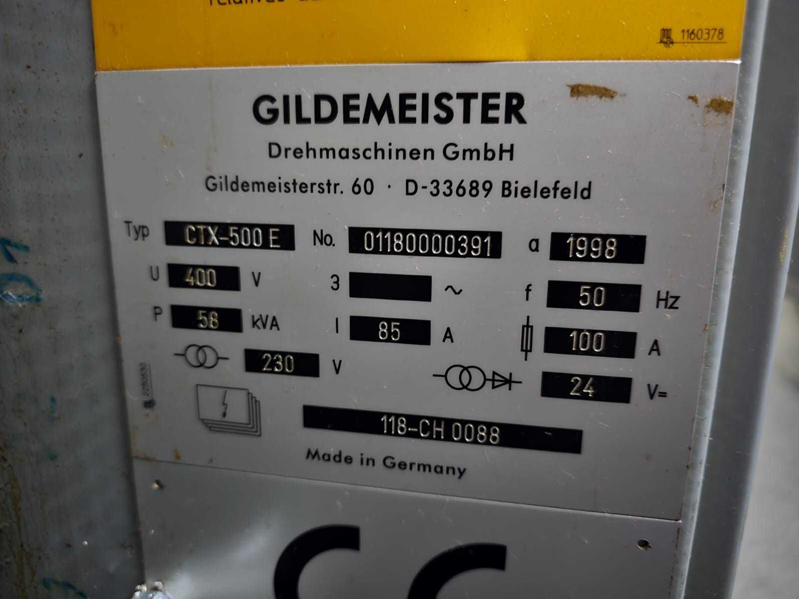 Tokarka CNC DMG GILDEMEISTER CTX500 V3 _ Oś C _ Napędzane Narzędzia