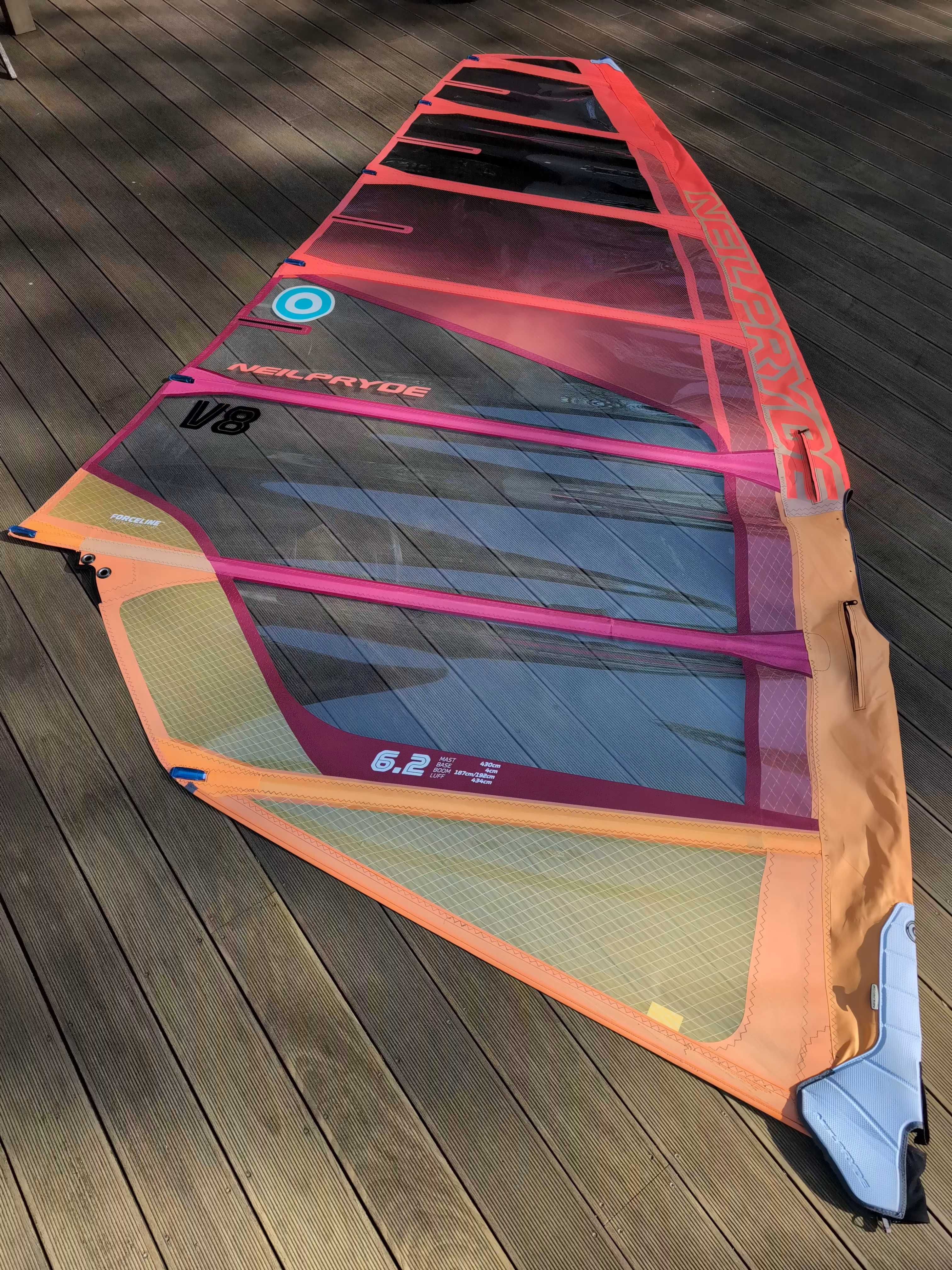 Żagiel NeilPryde V8 6.2, windsurfing