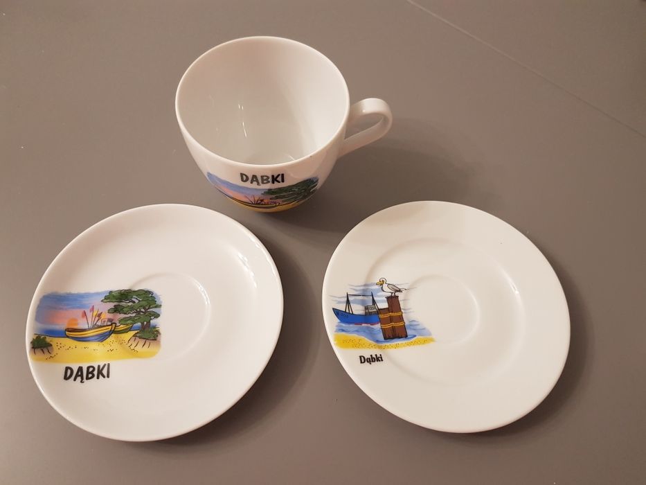 Filiżanka ze spodkiem I talerzykiem