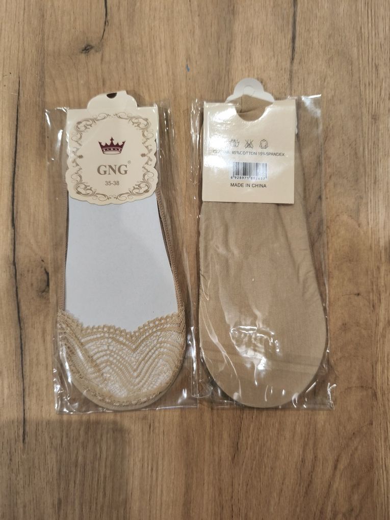 Stopki do balerinek koronkowe NOWE wyprzedaż rozmiar 35-38 x 15 sztuk