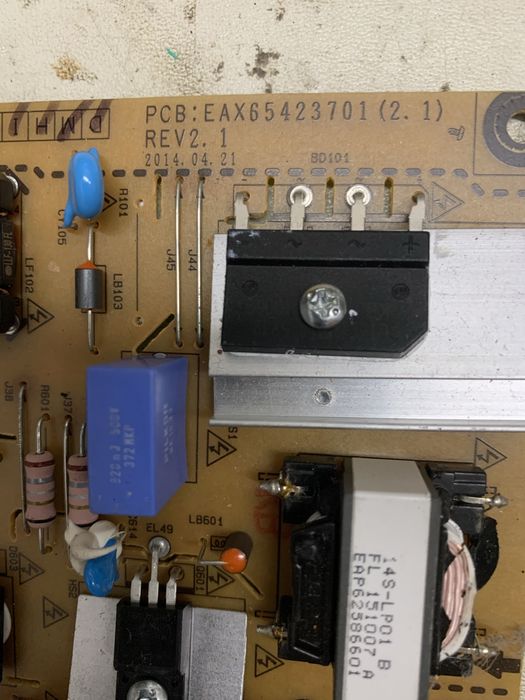 Fonte alimentacao para lcd LG ЕАХ#654#237#01