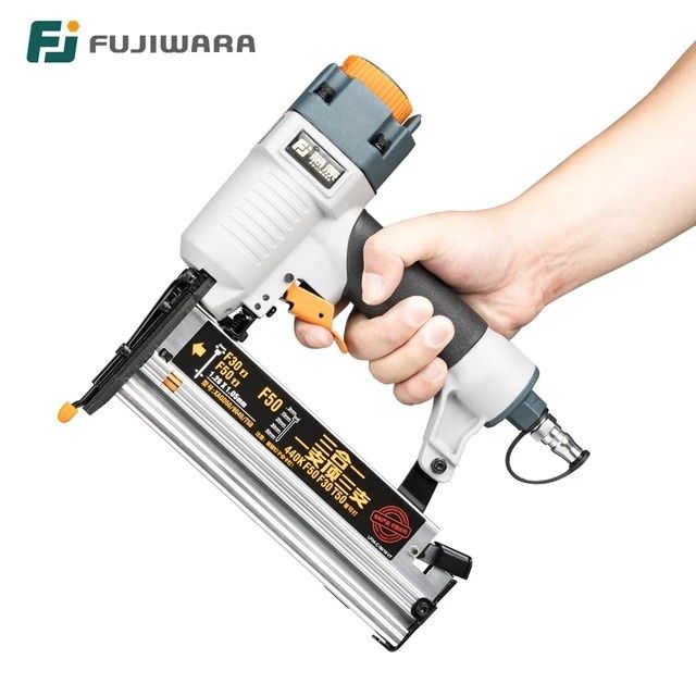 3-in-1 Carpenter Pneumatic Nail Gun 18Ga/20Ga Woodworking Air Stapler