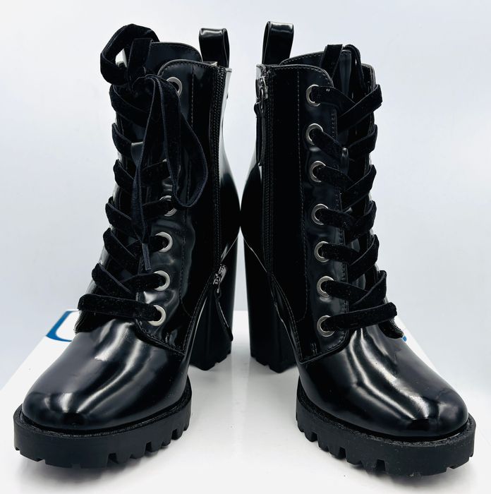 ‼️Nowe oryginalne botki GUESS Deavan czarne 35 AZ 062 ekoskóra