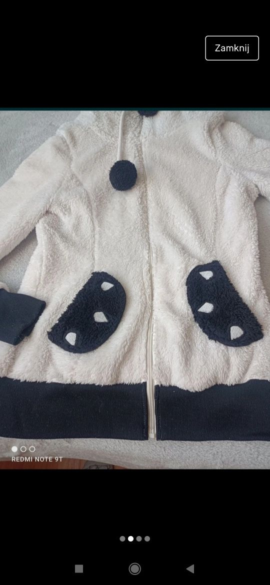 Bluza panda M ciepła