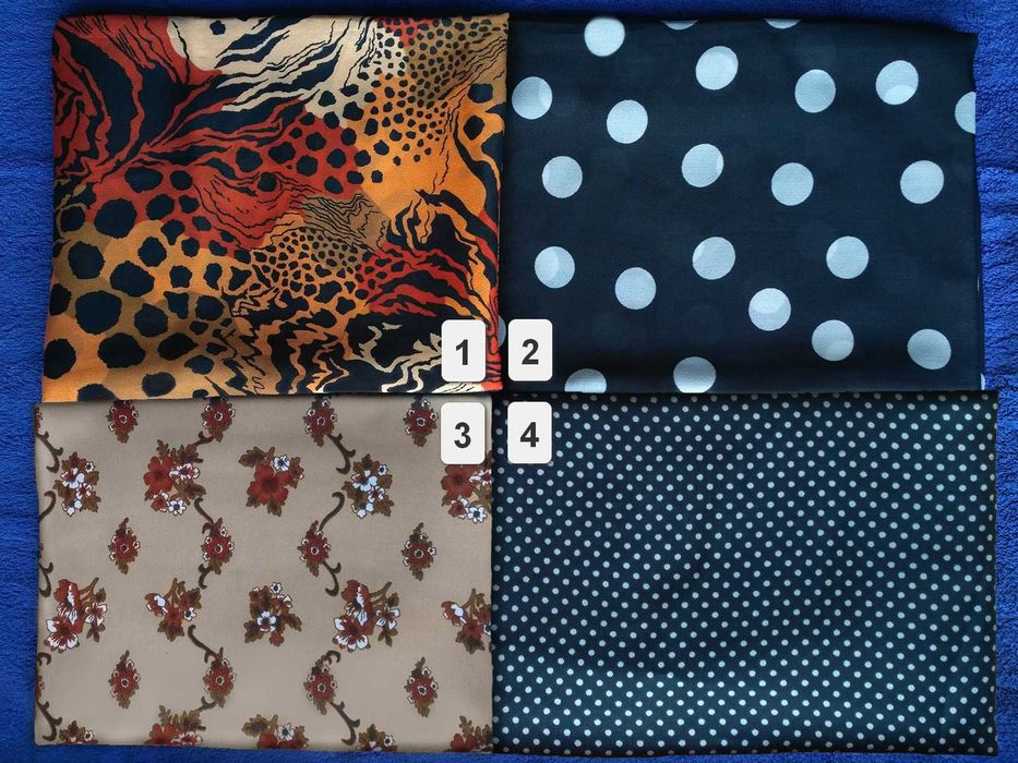 Ткань отрез шелк