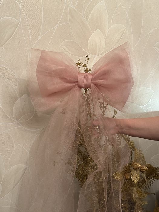 Великий бант на ялинку, бант прикраса