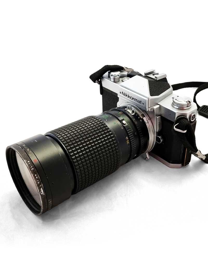 Aparat Nikon Nikkormat FT3 + akcesoria