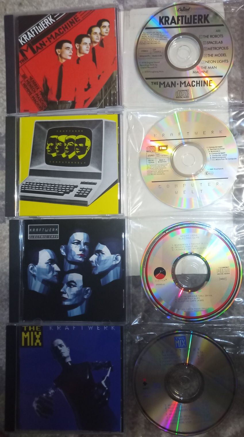 Kraftwerk. Karl Bartos. Yello. Mike Oldfield.Фірмові CD. Japan CD.