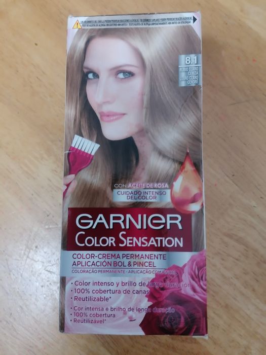 Tinta para cabelo garnier 8.1