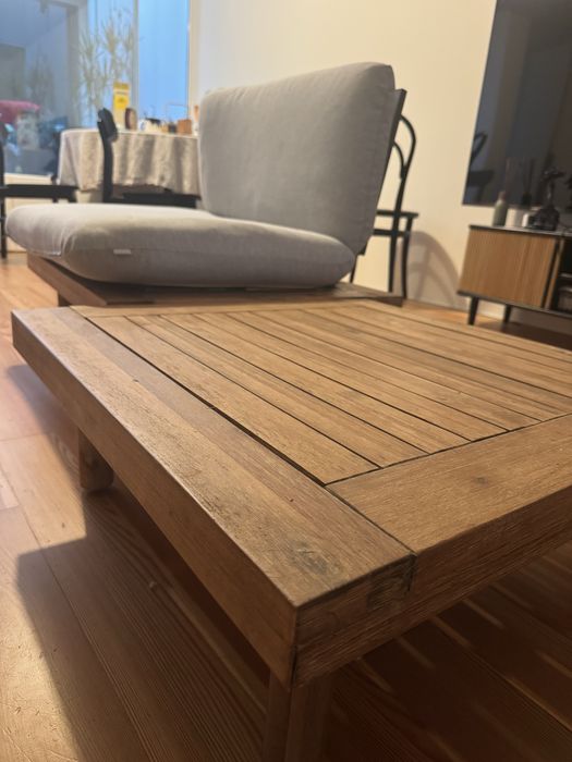 Conjunto Viridis de 2 cadeirões e 1 mesas FSC 100%