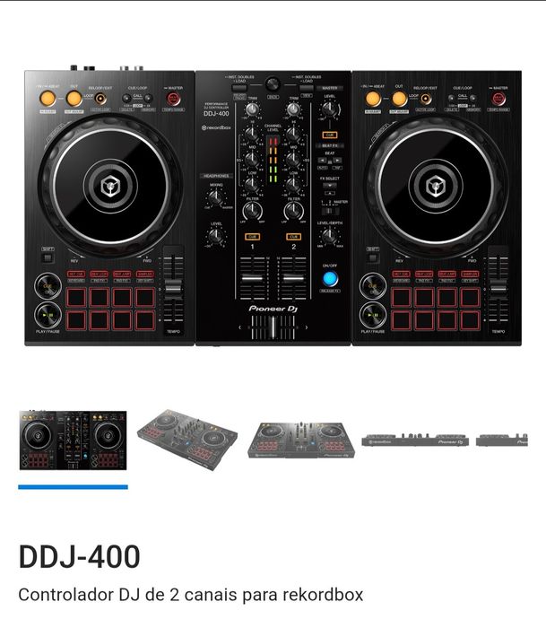 Controladora de DJ Pioneer Ddj 400 100% funcional