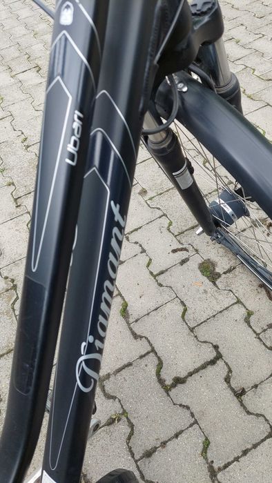 Rower Diamand Ubari i przyczepka Croozer dla dziecka