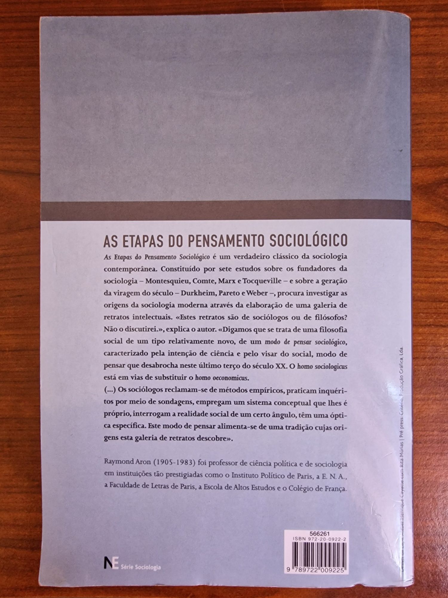 As Etapas do Pensamento Sociológico