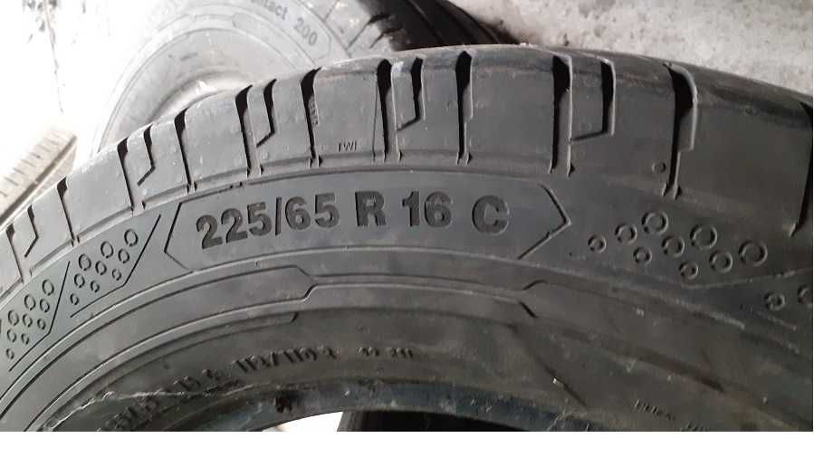 225/65/16c --Continental--2018r--bIEz -7=8mm--opony WZMACNIANE DO BUSA