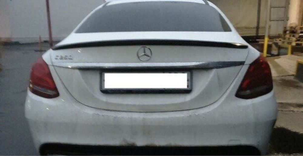 Спойлер сабля на Mercedes C-class W205 2014-