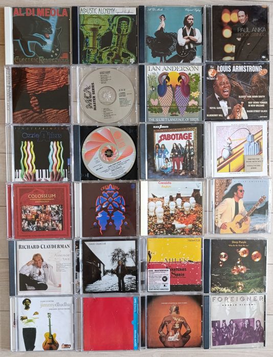 Фірмові CD Black Sabbath, Robert Plant, Pink Floyd, Deep Purple, Yes