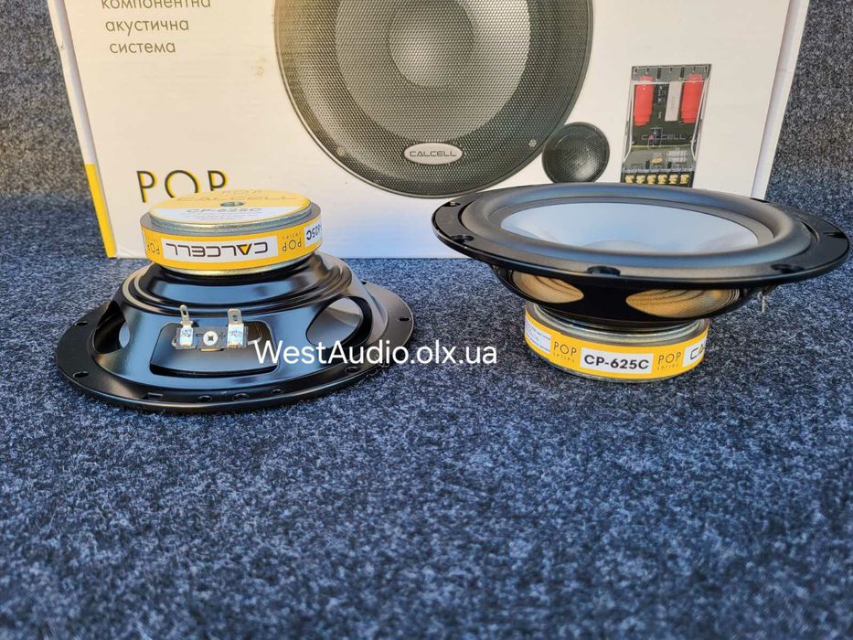 16см Компонентна автоакустика Calcell CP-625C / динаміки/колонки