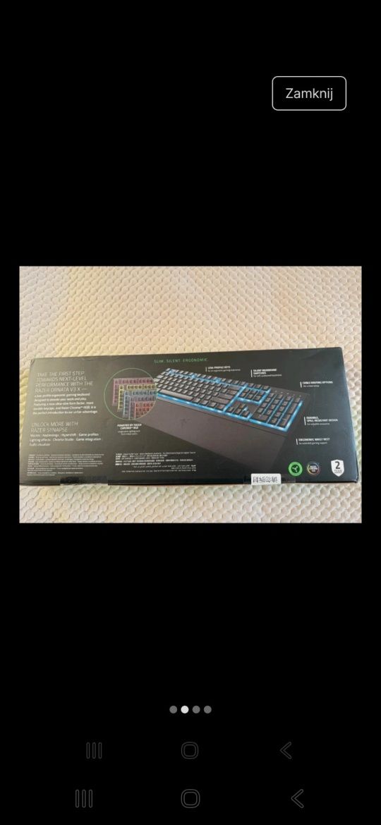 Klawiatura ornata v3 Razer