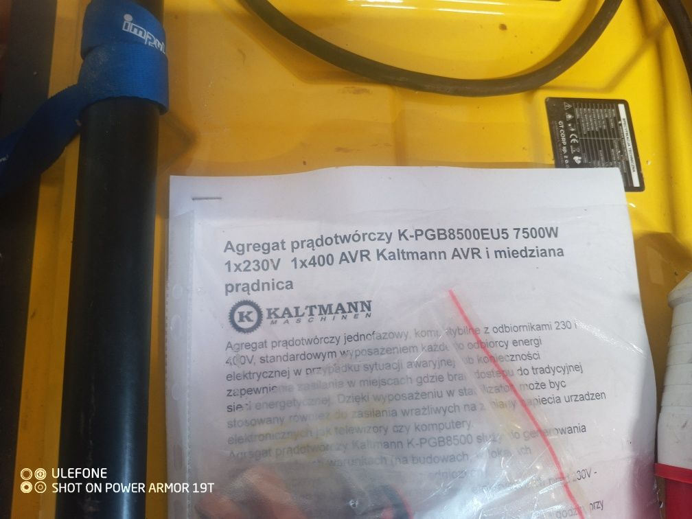 Agregat prądotwórczy k-pgb8500eu5