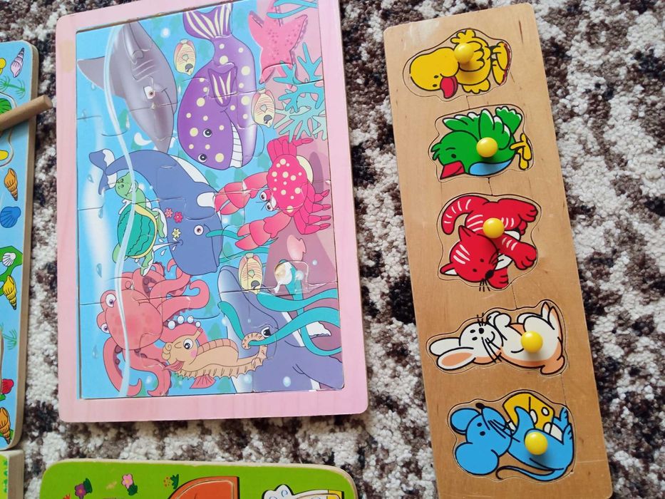 Розвиваючі дощечки вкладиші пазли планшет пакетом або окремо