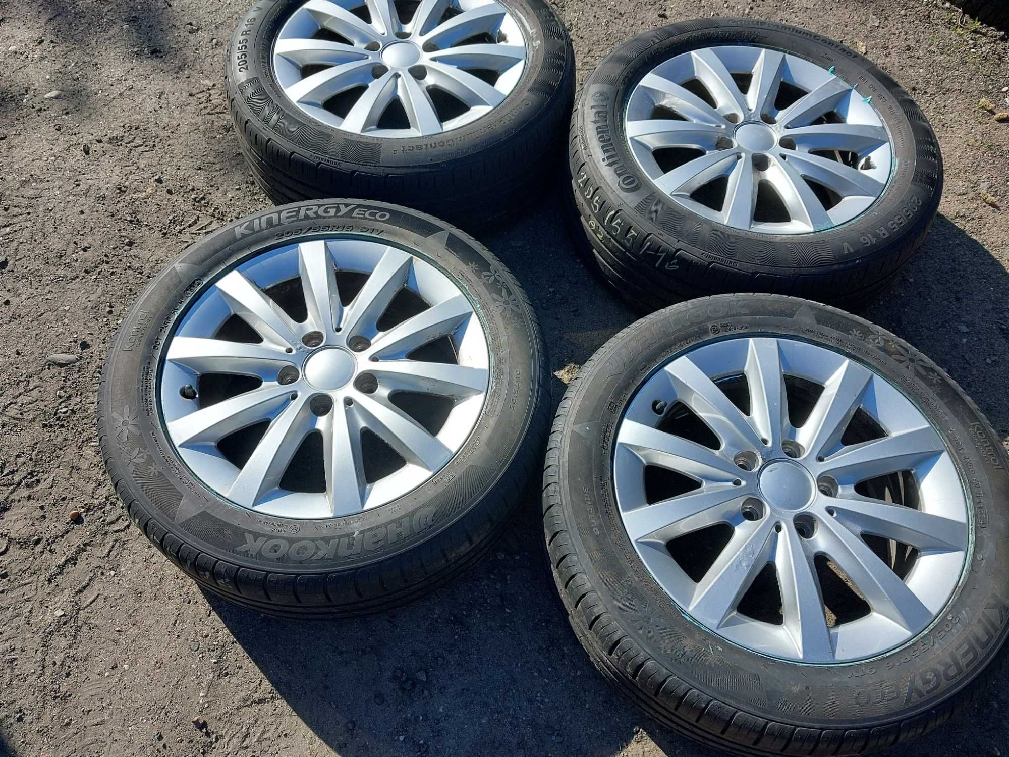 Alufelgi 16 5x112 Audi Volkswagen Mercedes Seat Skoda Opony koła