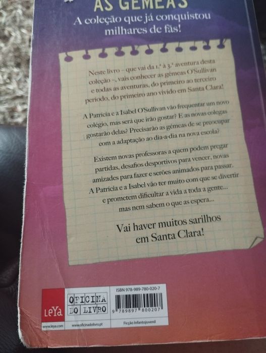 Livro As Gémeas 3 livros em 1