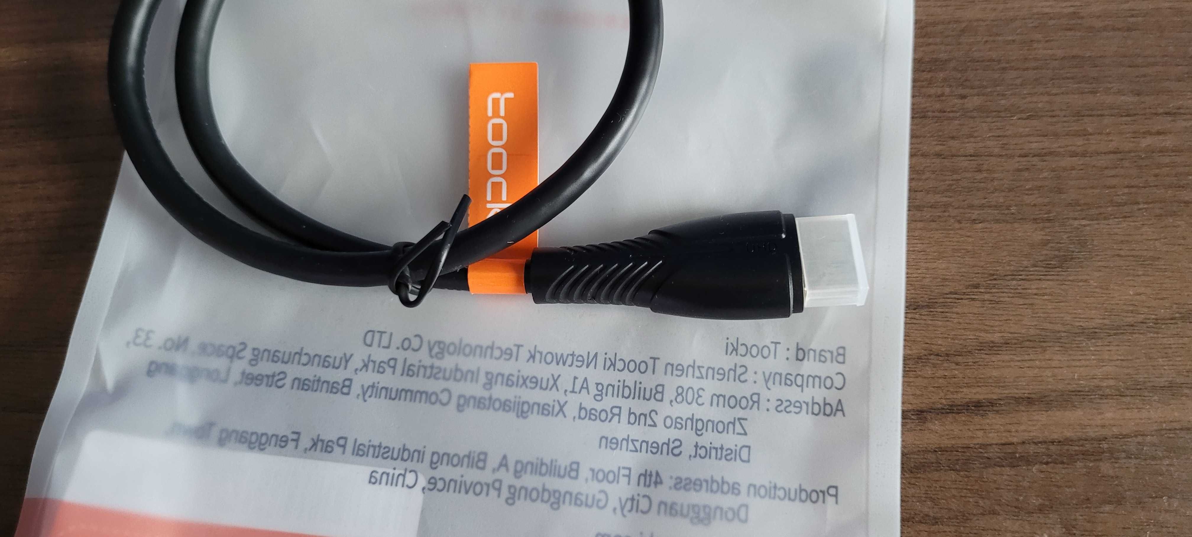 Toocki kabel 4K HDMI 2.0, 0.5m.