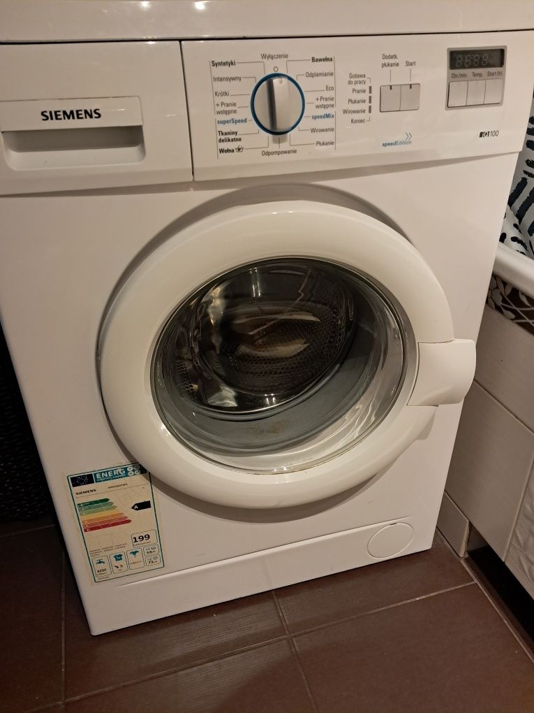 Pralka siemens speed edition slim