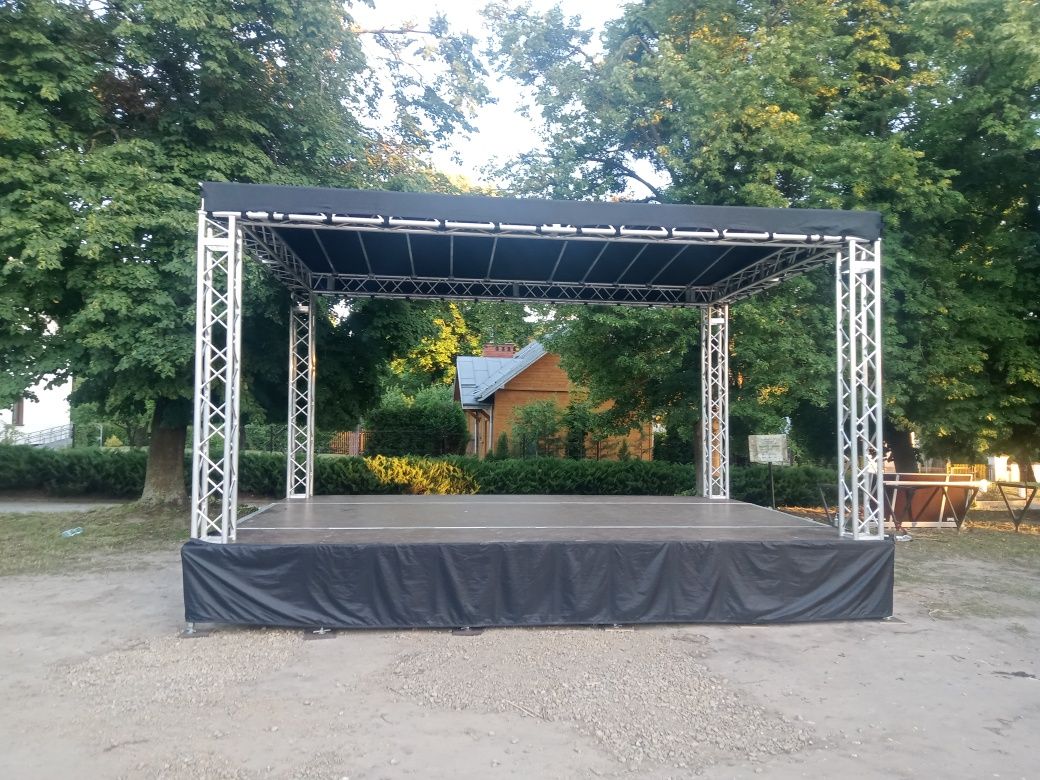 Scena mobilna naglośnienie światlo