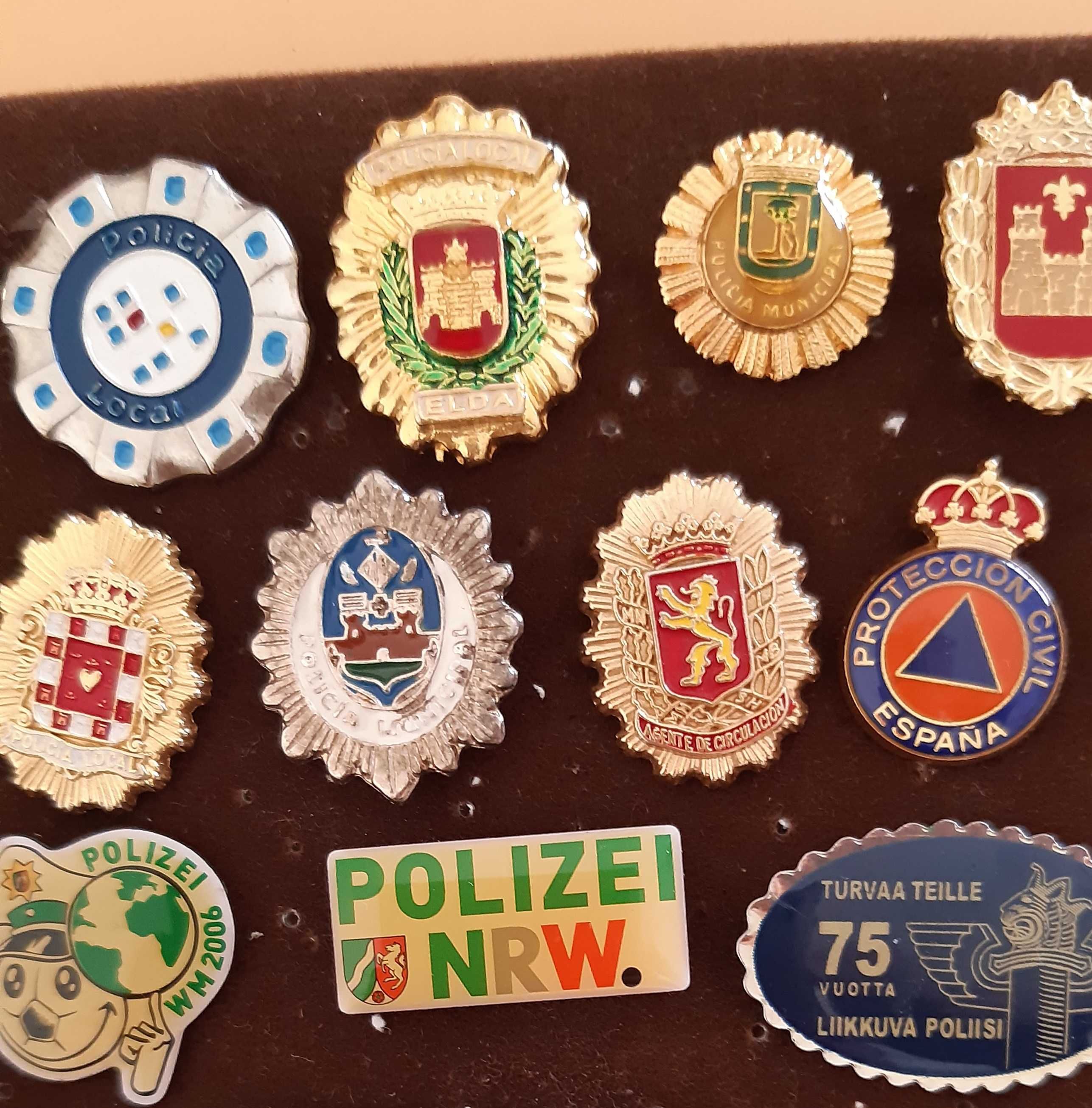 Pins de policia Oficiais