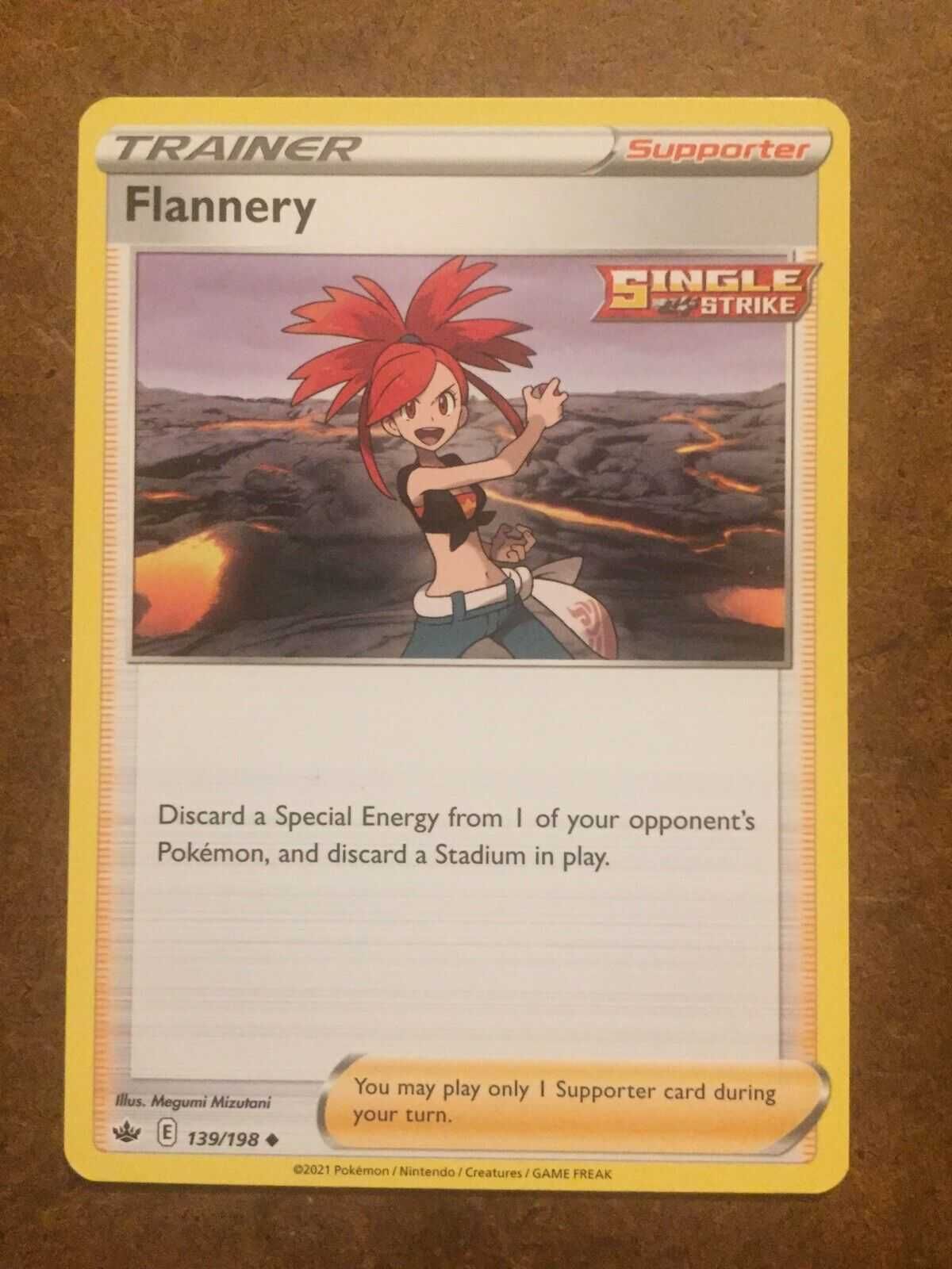 Flannery 139/198 Uncommon Pokemon Trading Card