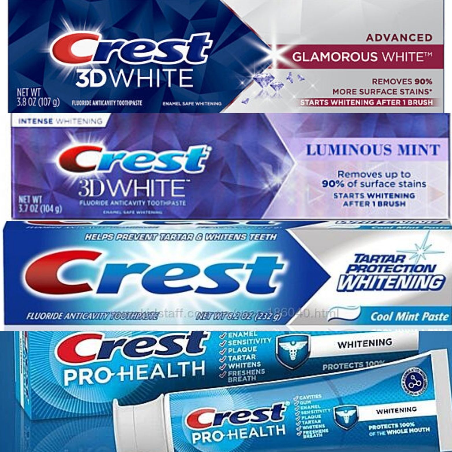 Crest 3D Professional white 18 уровень отбеливания зубов полоски - США