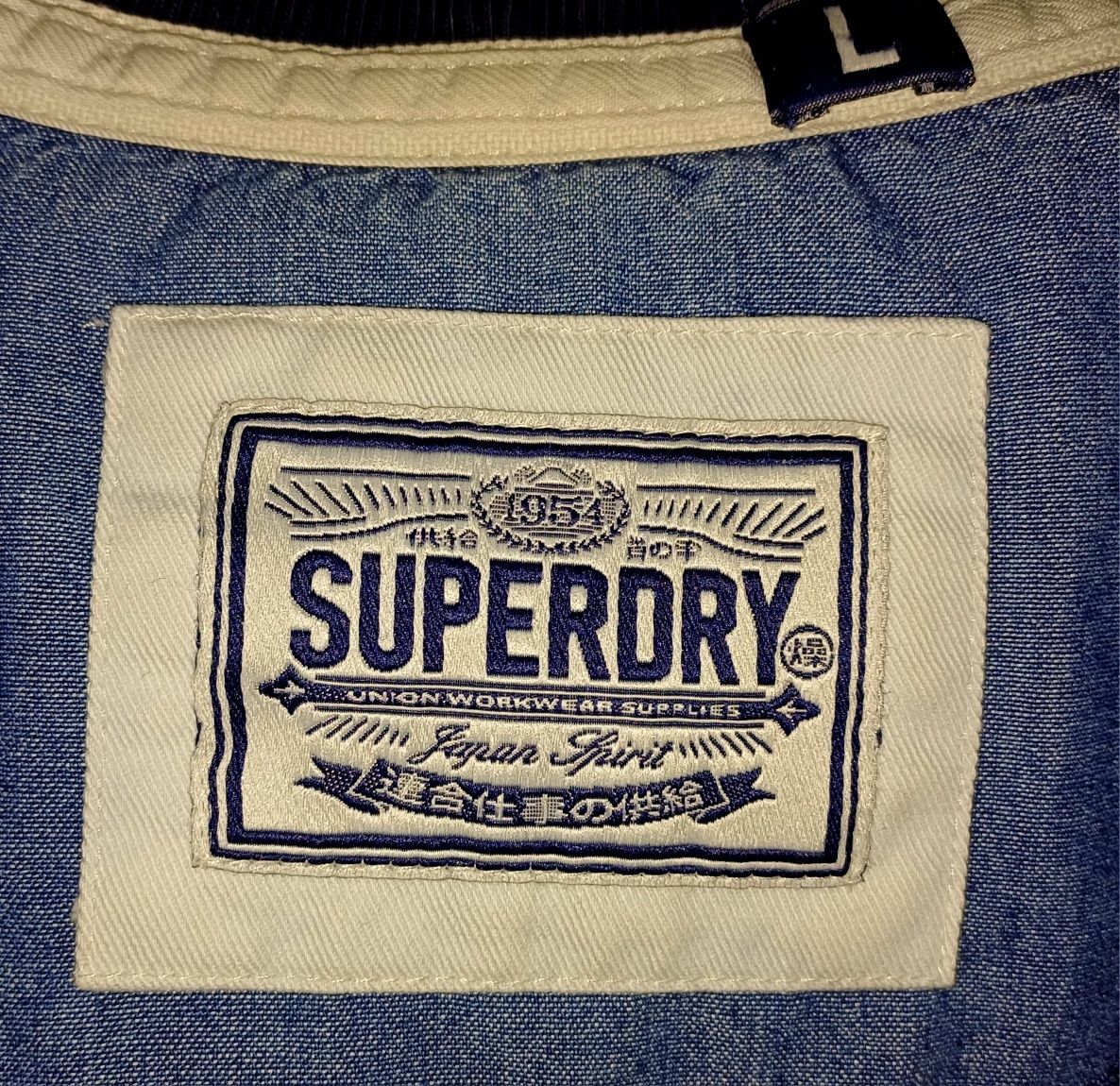 T-shirt męski z długim rękawem Superdry rozmiar L