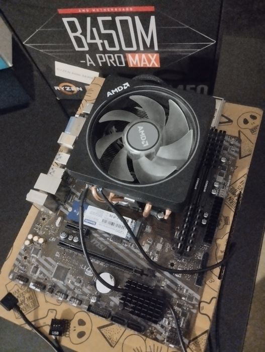 Combo Ryzen7+Mothetboard+16gb+cooler+120gb