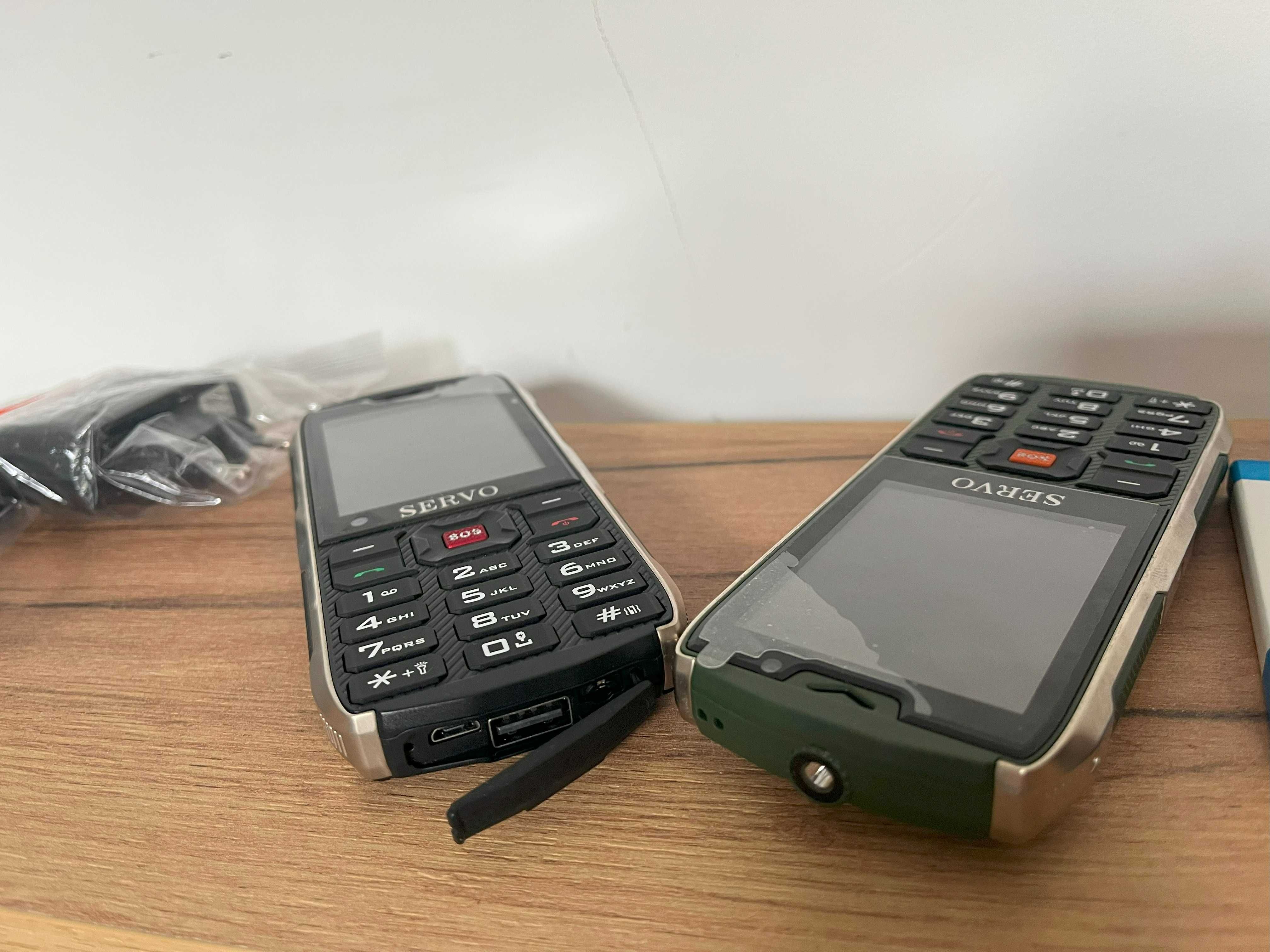 TELEFON SERVO H8 z 4 kartami SIM 4 x slot SIM! Powerbank USB