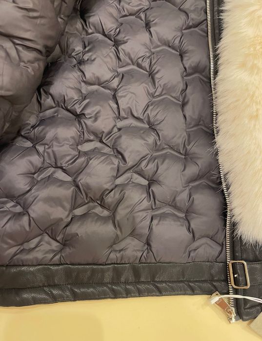 Зимова дубленка  для дівчинки на ріст 164-170