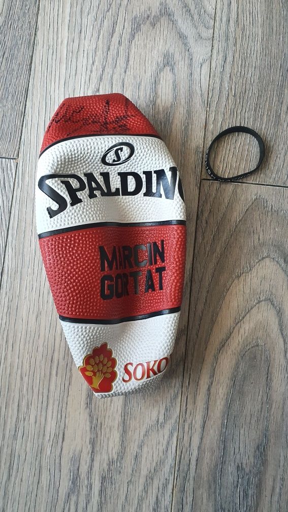 Piłka do koszykówki Spalding autograf Marcin Gortat