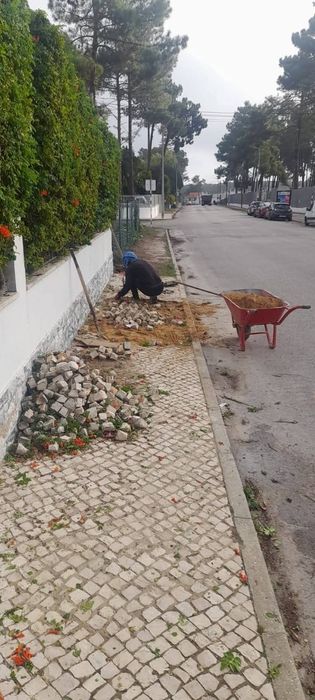 Serviços de jardinagem e calçadas